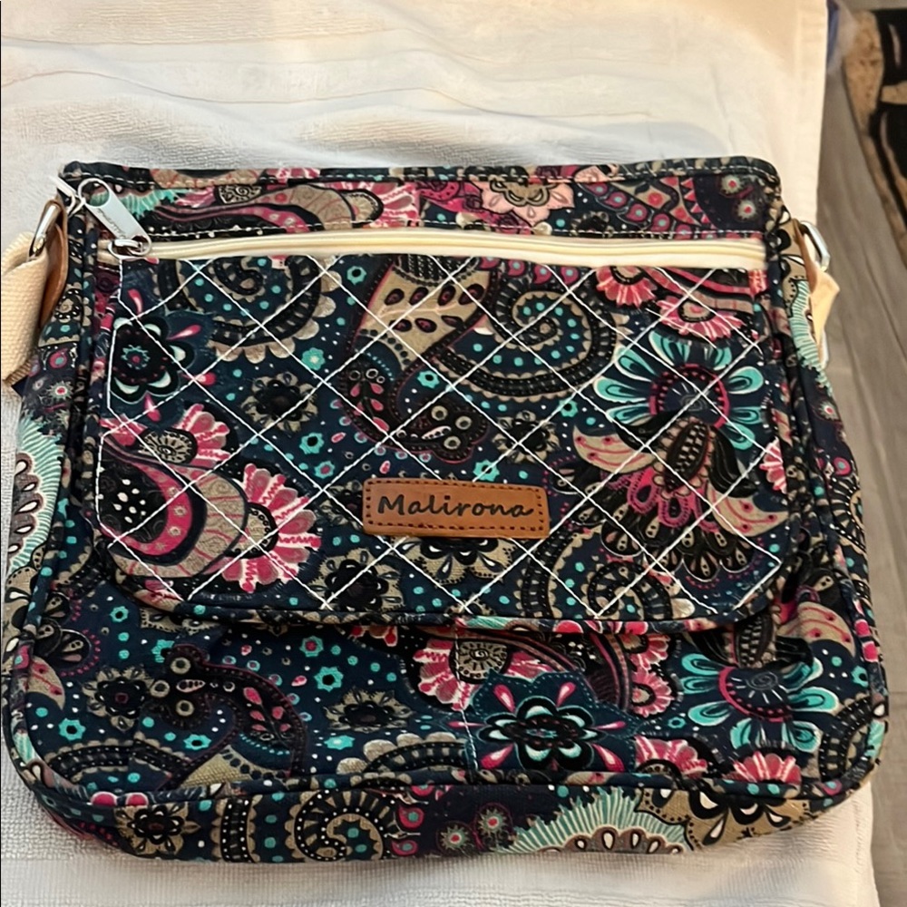 Women's Floral Crossbody Bag - Multicolor